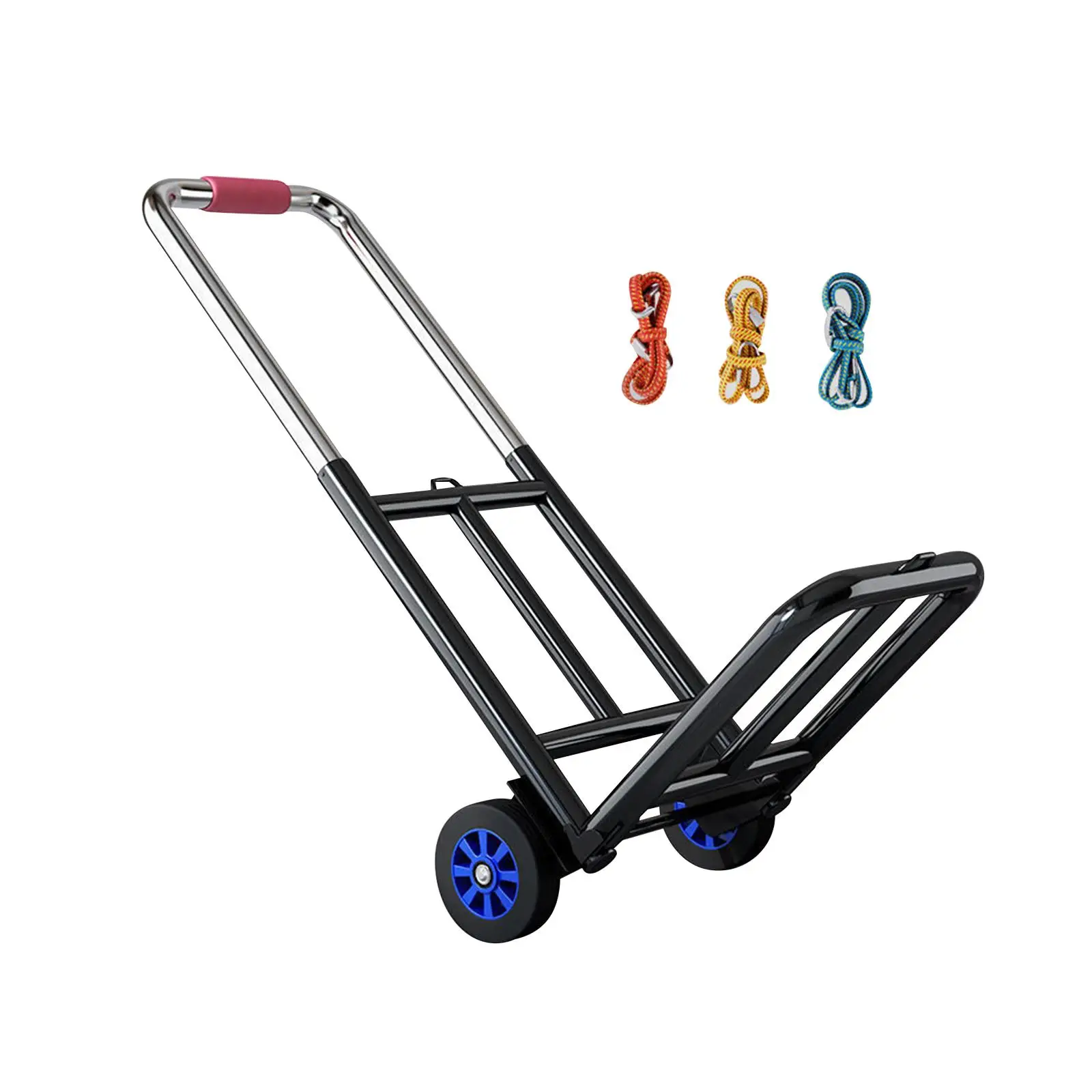 Folding Hand Truck Utility Cart Folding Hand Cart Heavy Duty Luggage Cart for Office