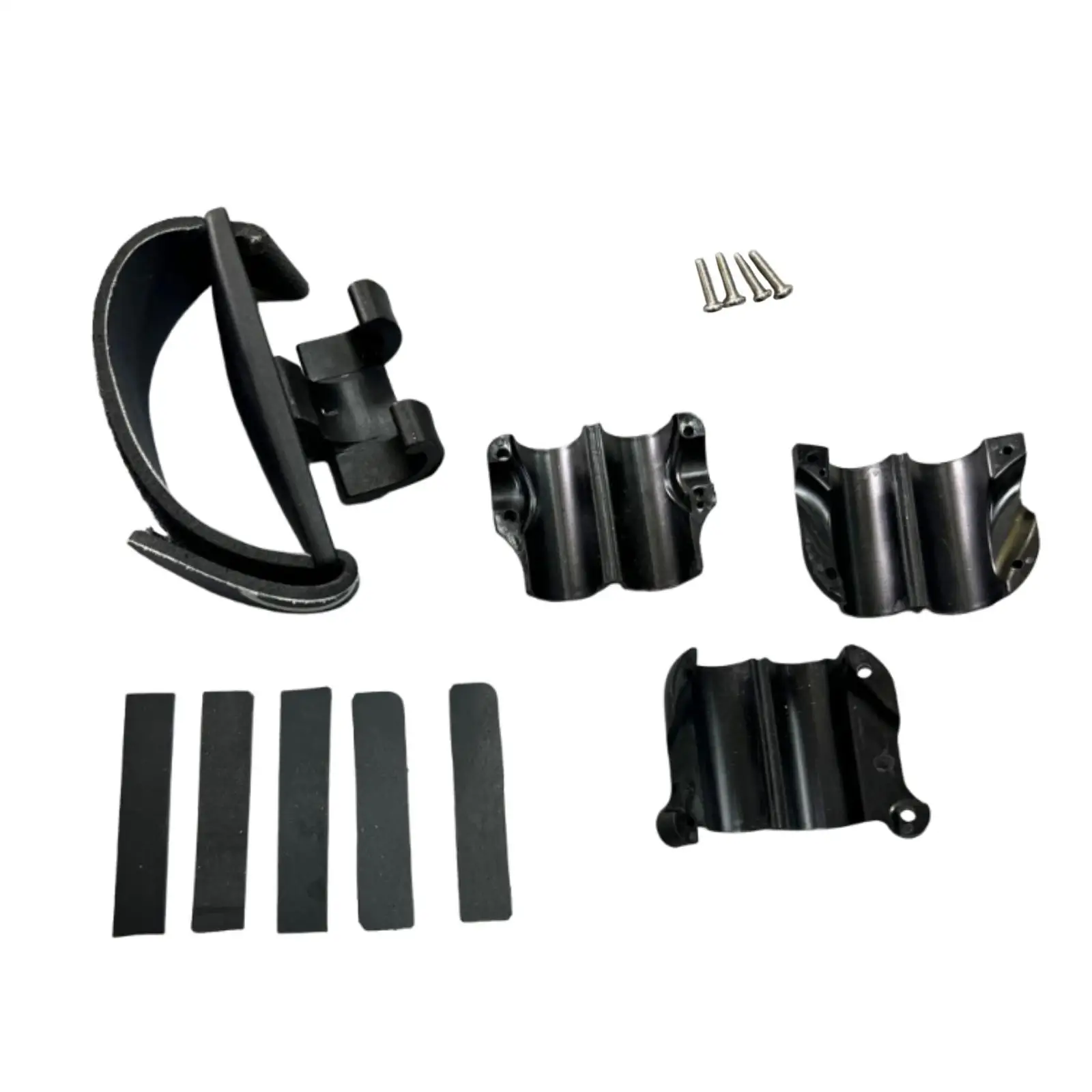 Trombone Grip Adjustable Guard Maintain A Proper Playing Position Black Wraps Cleaning Care Accessories with Screws and Straps