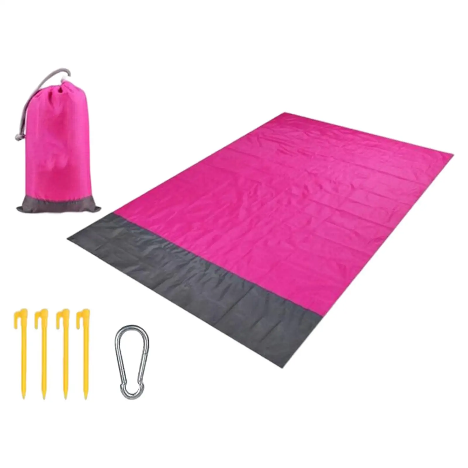 Pocket Picnic Blanket Durable Quick Drying Lightweight  Beach Mat