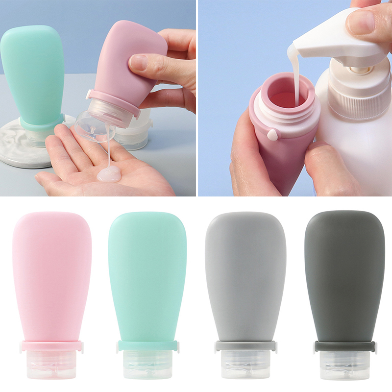 Best of 30 / 60 / 90ml Sub-Bottling Lotion Squeeze Tube Silicone Travel Bottles Refillable Bottle Silicone Lotion Shampoo Container Reviews & Tips