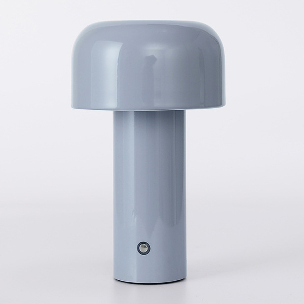 Portátil Cordless Mushroom Abajur, Designer italiano, recarregável