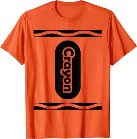 Wählen Sie jede Farbe Buntstift Box Halloween Kostüm Paar & Gruppe T-Shirt Geschenke Briefe gedruckt Grafik T-Shirts grundlegende Baumwolle Outfits – Detail 12