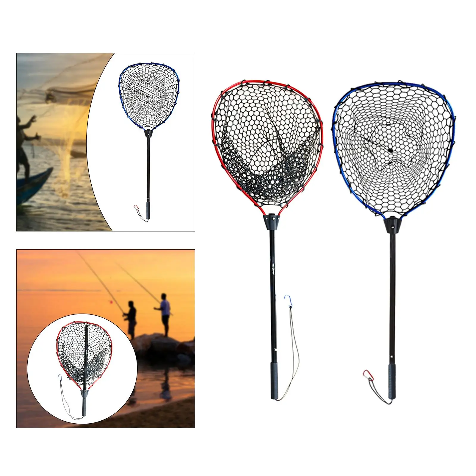Fishing Net Lightweight Landing Net Aluminum Durable for Fishing Enthusiasts