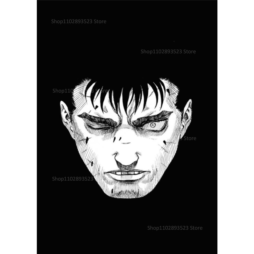 Anime Berserk плакат, бумажная печать, домашняя гостиная, спальня, вход,  бар, ресторан, кафе, художественная живопись, украшение | AliExpress