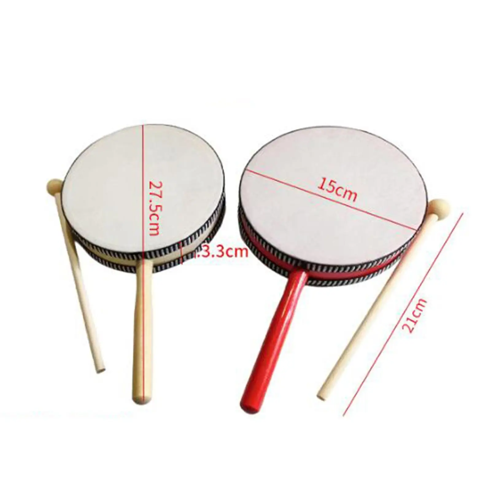 6 inch Kids Drum Percussion Instrument Toys for Home Drums Beginners