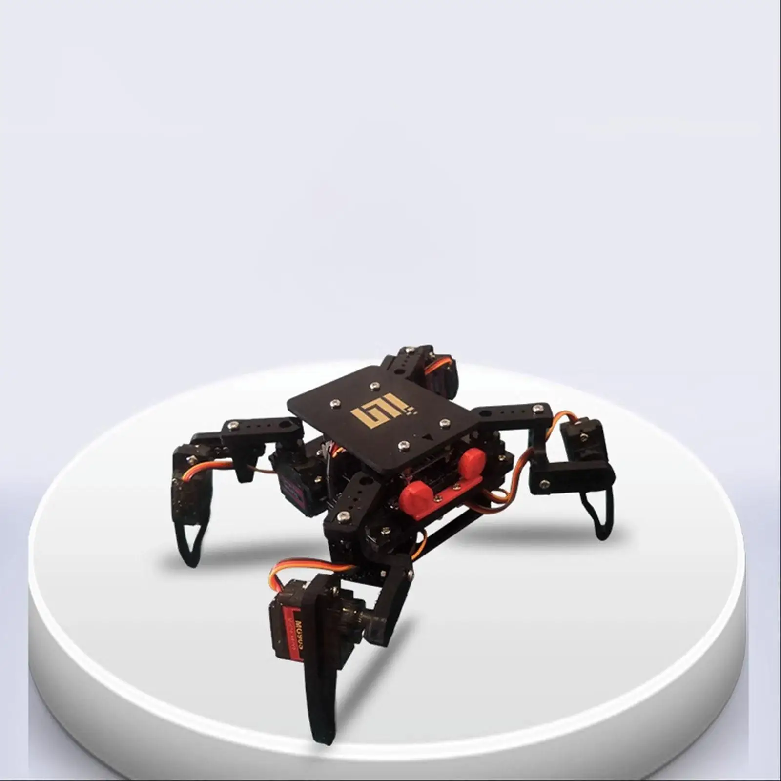DIY Quadruped Robot Kits Lightweight Educational Scientific Building Kits for Electronic Competition Teaching Aids Teens Adults