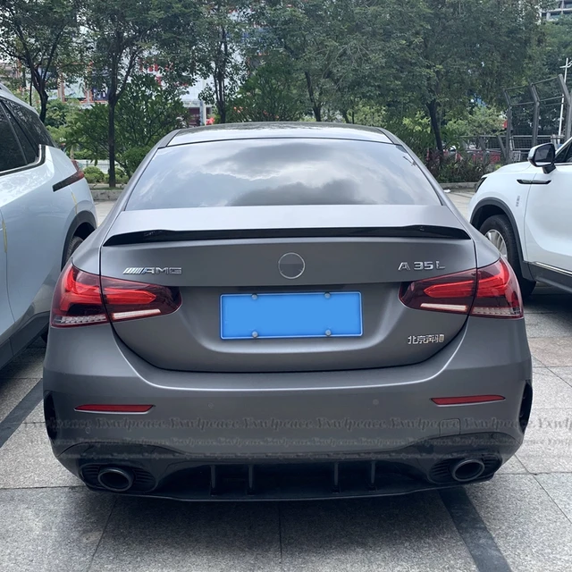 For Mercedes Benz W177 AMG Line Sedan A180 A200 A220 A160 A250 A35 2019  2010 2021 2022 Rear Spoiler ABS Rear Trunk Lip Wing