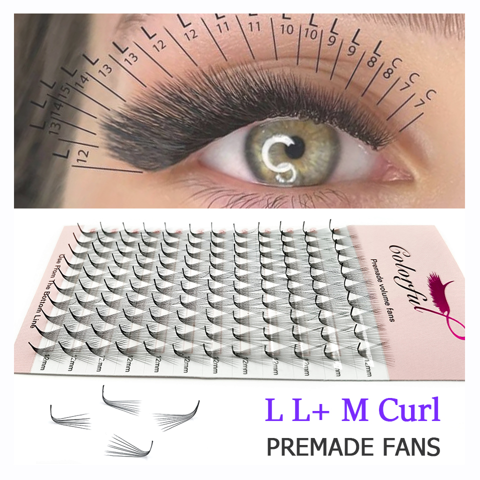 Best of L L+ M Curl Premade Eyelash Extension L Curl Russian Volume 3D 5D 6D 8D 10D 12D Faux Mink Soft Individual Lashes Makeup L Cilos Reviews & Tips