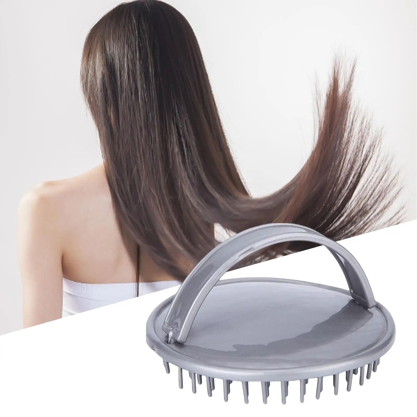 Hair Scalp Massager Shampoo Brush Portable Massage Scalp Drop Resistant Disentangling for Pets Adults Hair Growth Wet Dry Hair