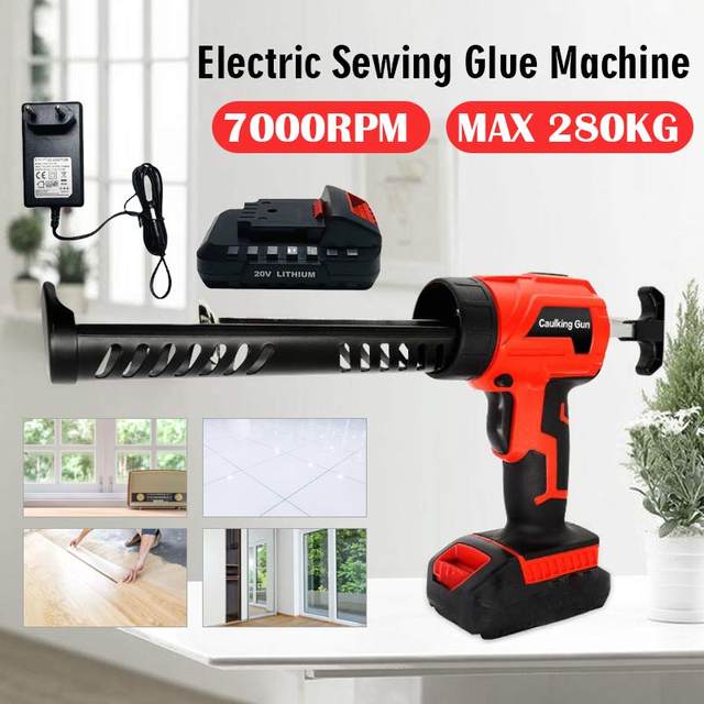 7000rpm Wireless Single tube Glass Glue Caulking Gun - Temu