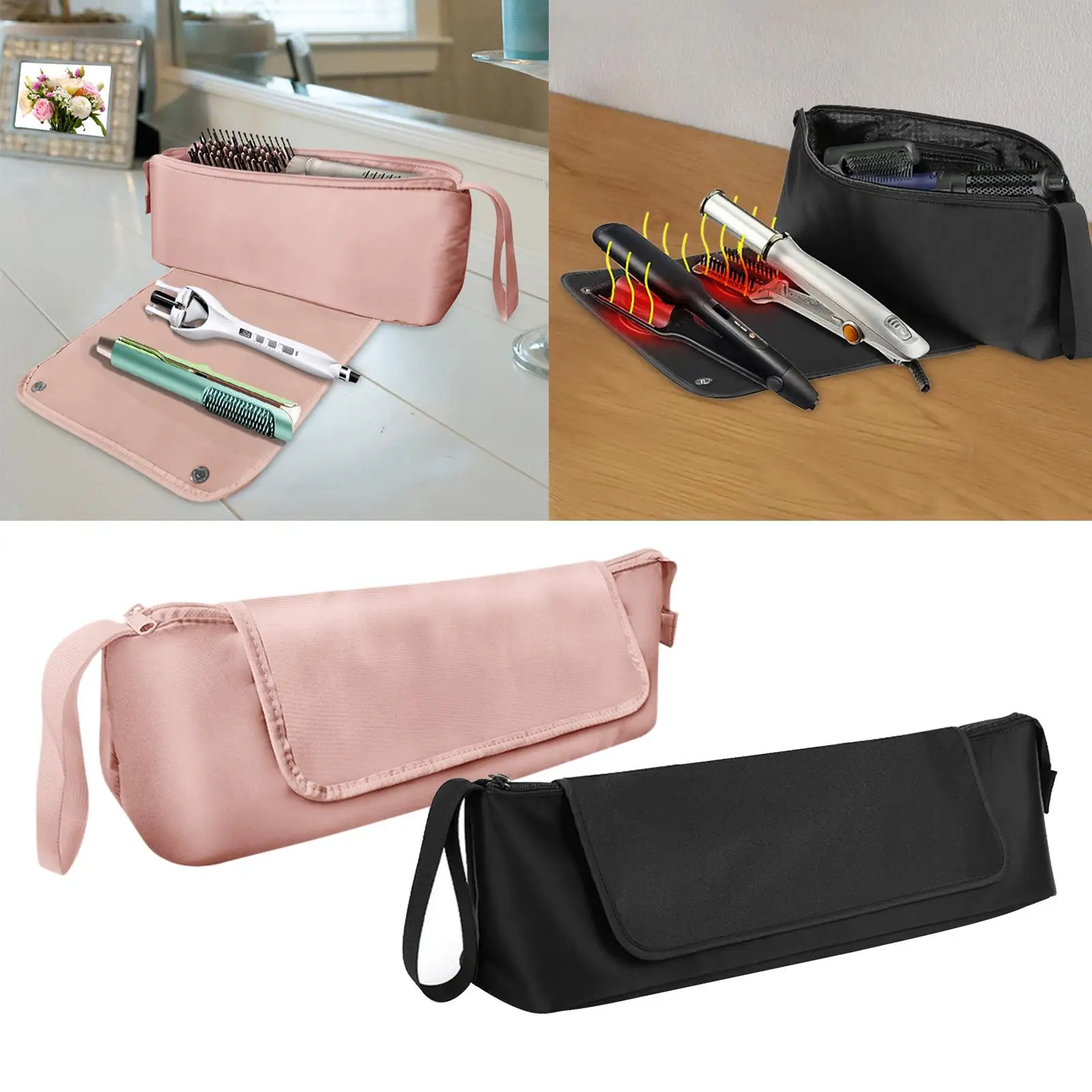 Hair Tool Travel Bag Hair Styling Accessory Organizer for Curling Iron Styling Irons Hair Styling Tools Travel Woman Gift
