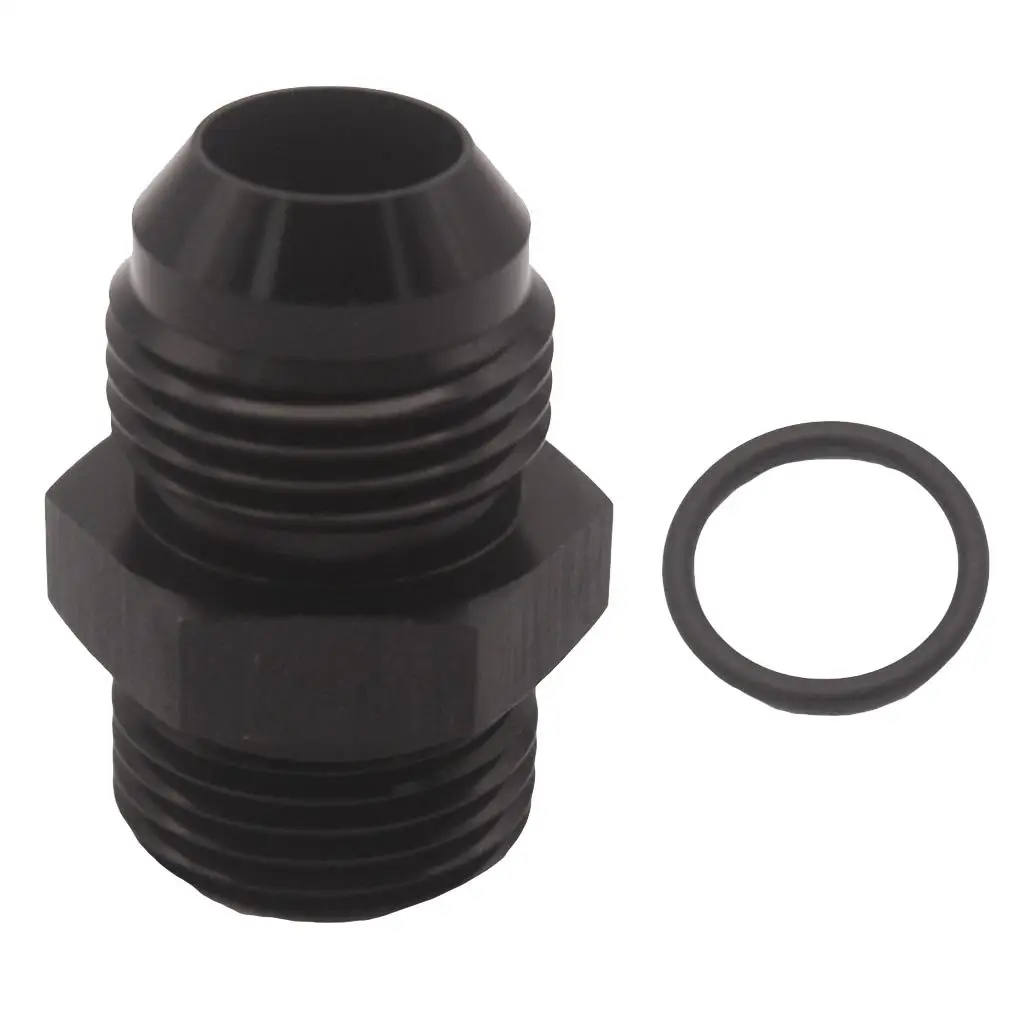 A10 -10AN ORB O  Boss Adapter AN Fitting ORB W/ 1/8 NPT On End / Black