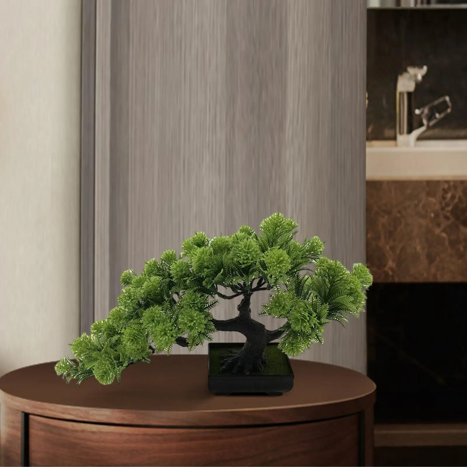 Small Artificial Bonsai Tree Simulation Potted Plants for Windowsill Office Decoration