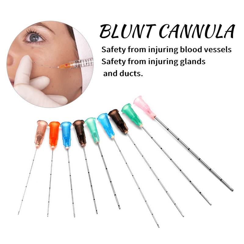 Best of Blunt Tip Cannula 50 Packs Uric Acid Facial Filling Nose Slight Blunt Needle 20PCS 50PCS 100PCS Reviews & Tips