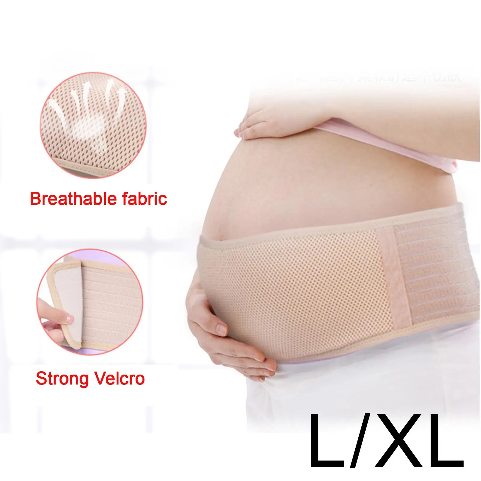 Maternity Belt Soft Breathable Pregnancy Belly Support Belt Pelvis/Waist/Back/Abdominal Support Belt Belly Back Bump Brace Strap