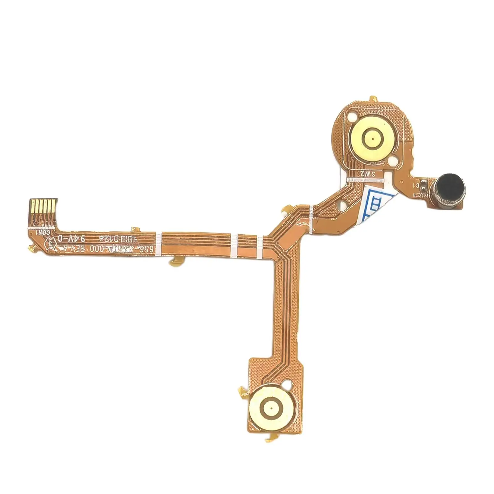 Professional Lens Shutter Aperture Microphone Button Flex Cable Repair Part High Quality Fpc Flat Cable for Hero 3+ Accessory