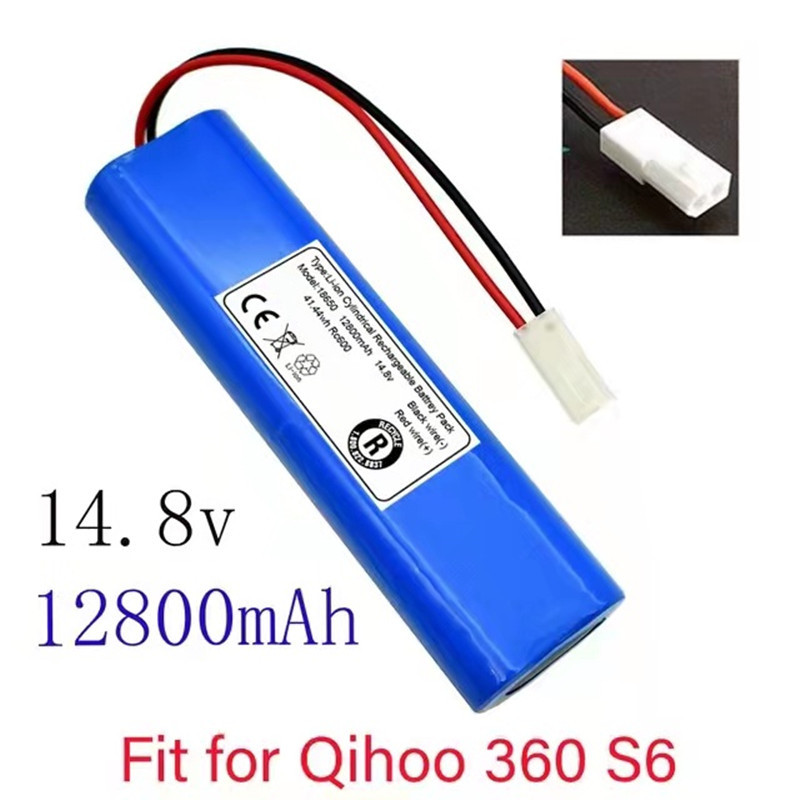 Title 1, 14.8V 12800mAh Battery Pack for Qihoo 360 S6 Ro...