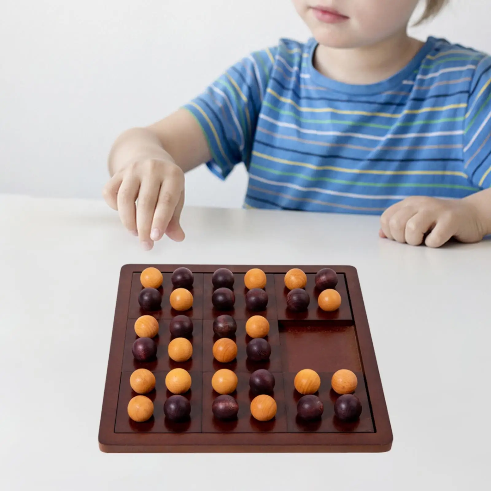 Wood Tic TAC Toe Game Hand Crafted Parent Child Interaction Game Board Game for Families Kids Indoor Outdoor Adults Travel
