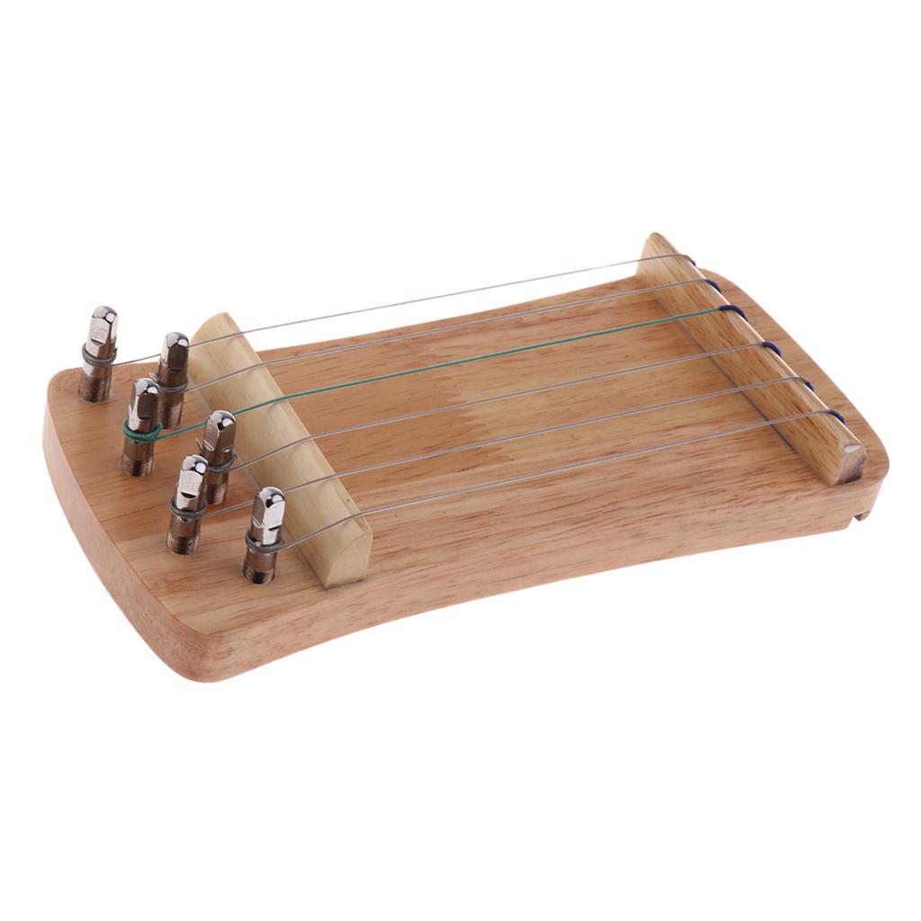 Solid Wood  Guzheng Mini Chinese Zither Hand Trainertraining