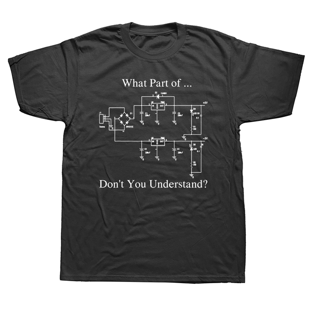 Elektrische Ingenieur Was Teil von nicht Sie Verstehen T Hemd Lustige Sarkasmus Engineering Geschenke Gedruckt Kurzarm T-Shirt Männer – Detail 2