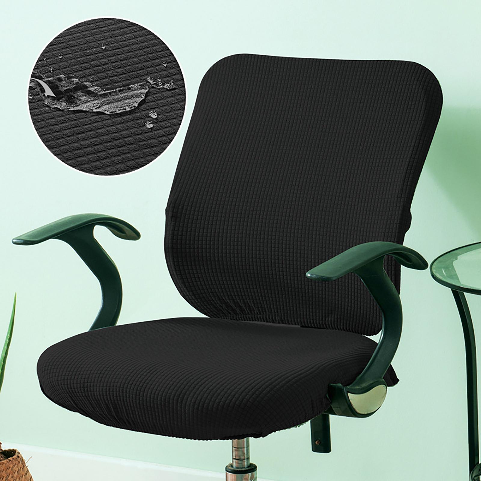Universal Computer Chair Cover Slipcover Cushion Protectors Washable Easy to Remove Rotating Chair Seat Cover for Swivel Chair Universal Computer Chair Cover Slipcover Cushion Protectors Washable Easy to Remove Rotating Chair Seat Cover for Swivel Chair