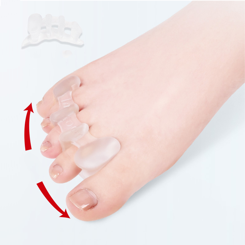 Best of Silicone Toes Separator Bunion Bone Ectropion Adjuster Toes Outer Appliance Foot Care Tools Hallux Valgus Corrector Reviews & Tips - Image 3