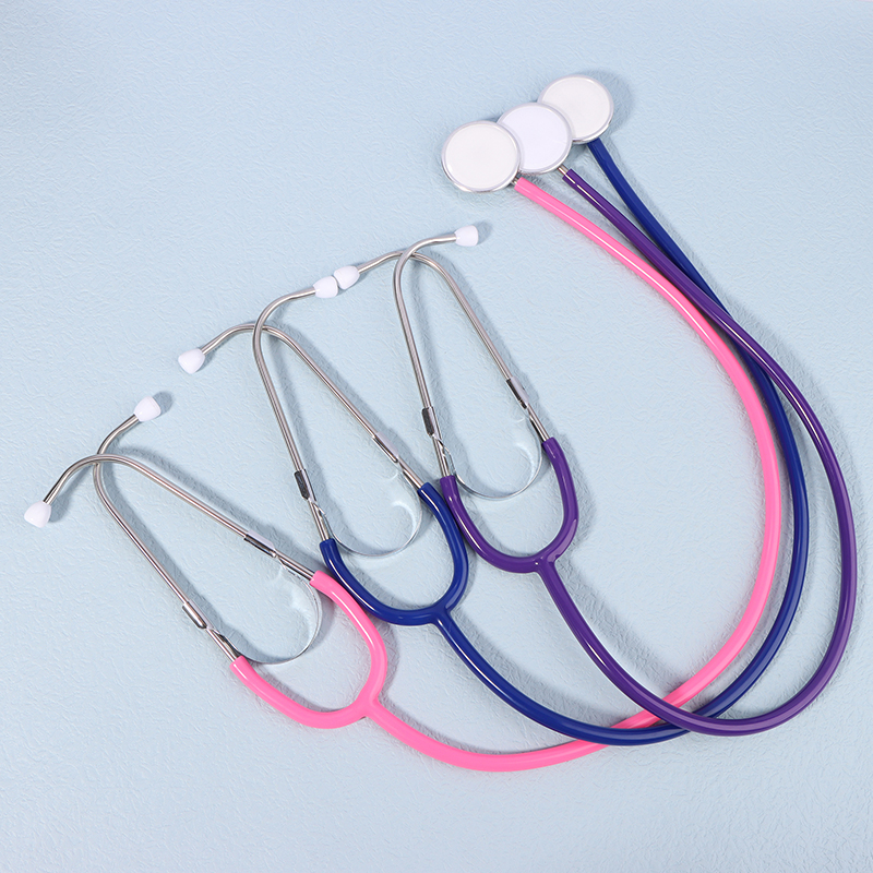 Portable Double Head Stethoscope Professional Cardiology Doctor Medical Equipment Student Vet Nurse Device
