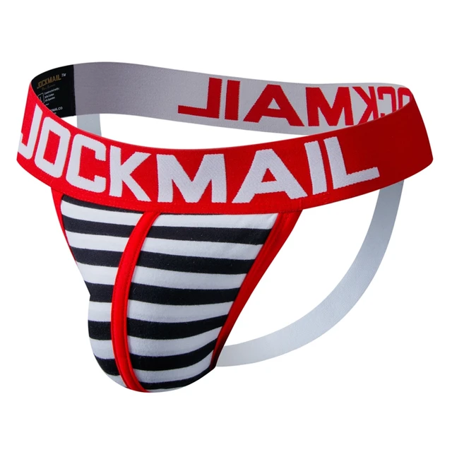 Double Strings Jockstrap Men Convex Pouch Underwear Cross Dresser Sexy  Briefs