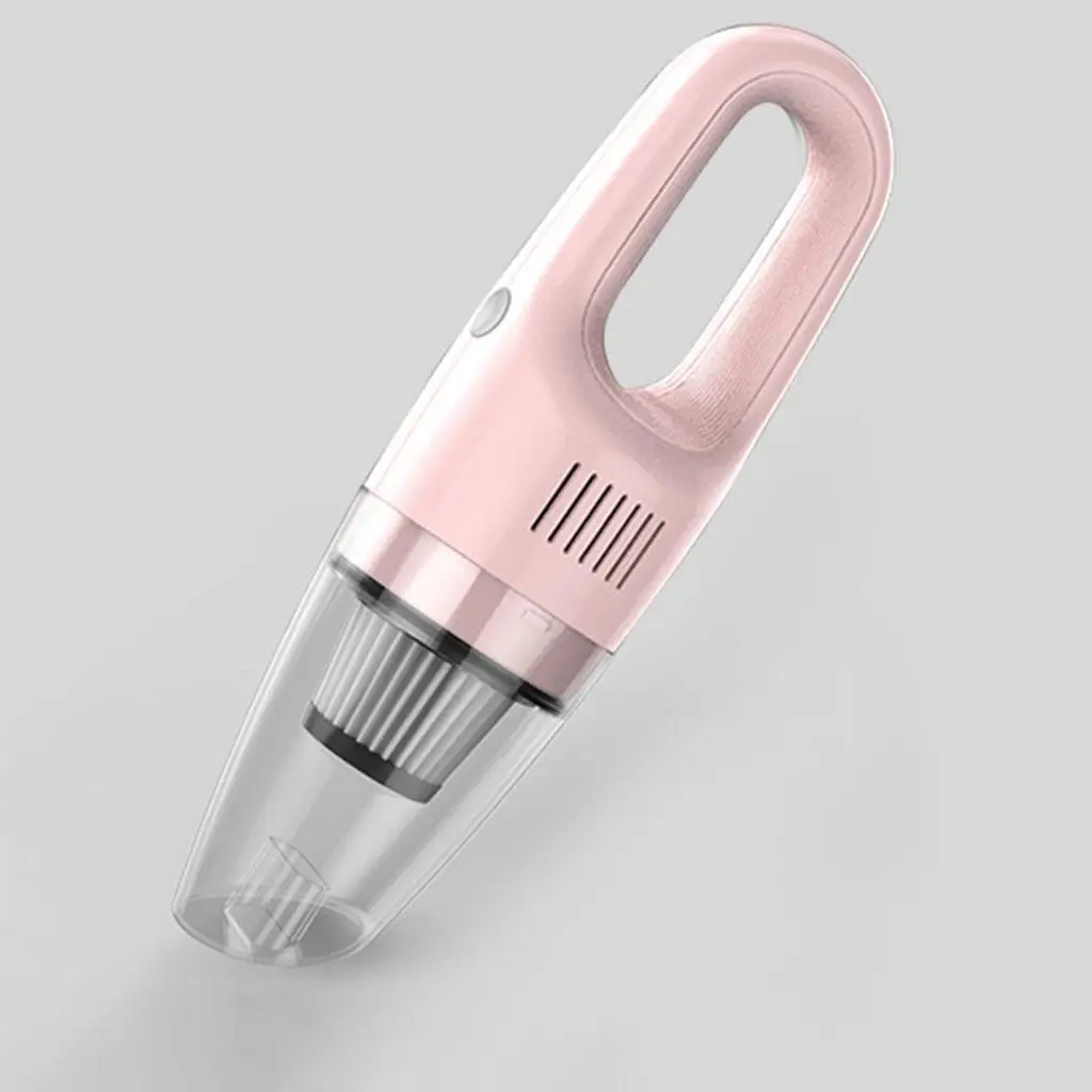 Handheld Car Vacuum Cleaner 5000PA Vacuuming Office Kitchen Home Lightweight USB Rechargeable Powerful Suction Quick Charging