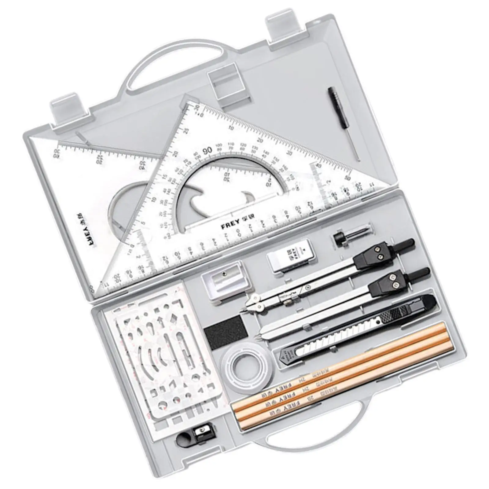 Math Geometry Set Compass Set Maths Set for Mathematician Supplies Drawing