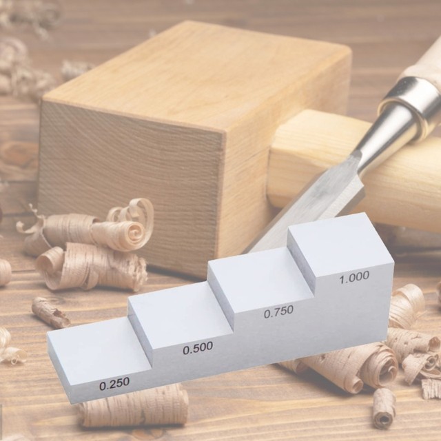 Yushi 4 Step Thickness Meter Calibration Block 1018 Steel Metric 25 50 75 100 Yf