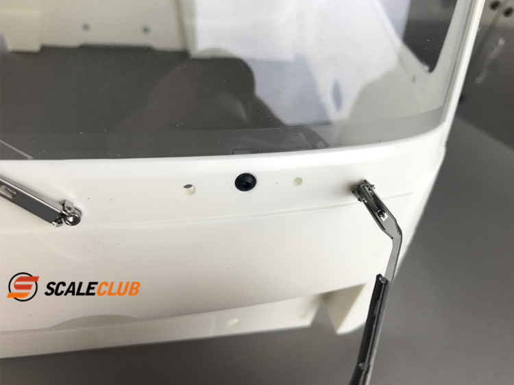 Scaleclub Modell Anhänger Schmutz Kopf 1:14 Klettern 1/10 Drift Auto Mit Simulation Metall Wischer Für Tamiya Lesu Für Scania Mann – Detail 6