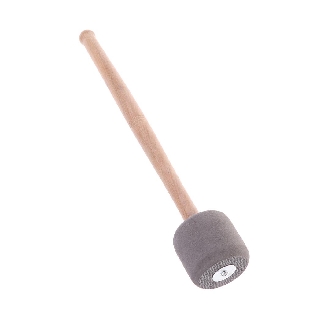 Foam Concert Bass Drum Mallet Drumstick with Wood Handle for Musical Percussion Instrument