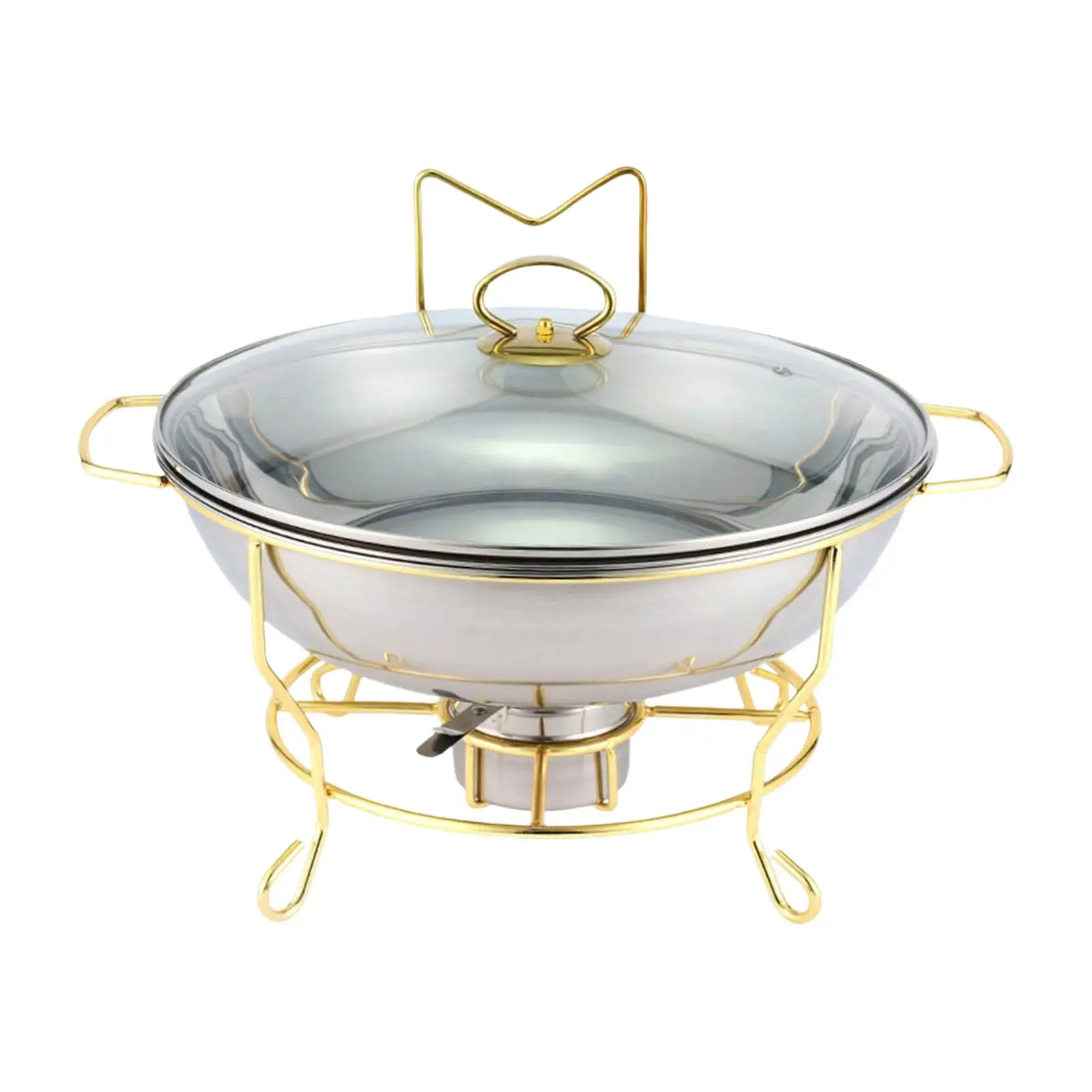 Buffet Warmers Set with Transparent Lids Warming Tray for Dinners Banquets Parties
