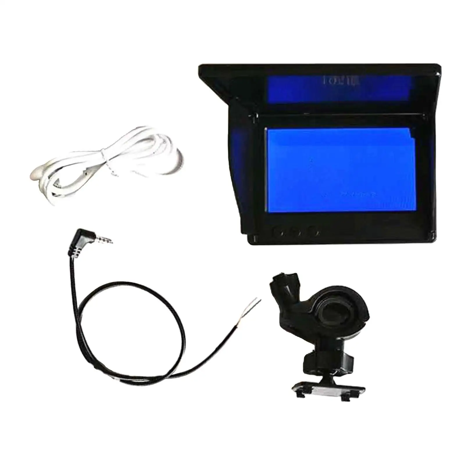 HD Fish Finder Display Screen with Folding Sun Cover for Fishing Accessories
