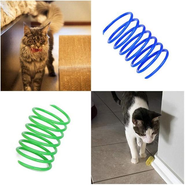 ATUBAN Cat spirale Spring, giocattolo creativo per gatti per uccidere il  tempo e mantenersi in forma giocattolo interattivo per gatti giocattolo per  gatti a molla in plastica pesante durevole - AliExpress