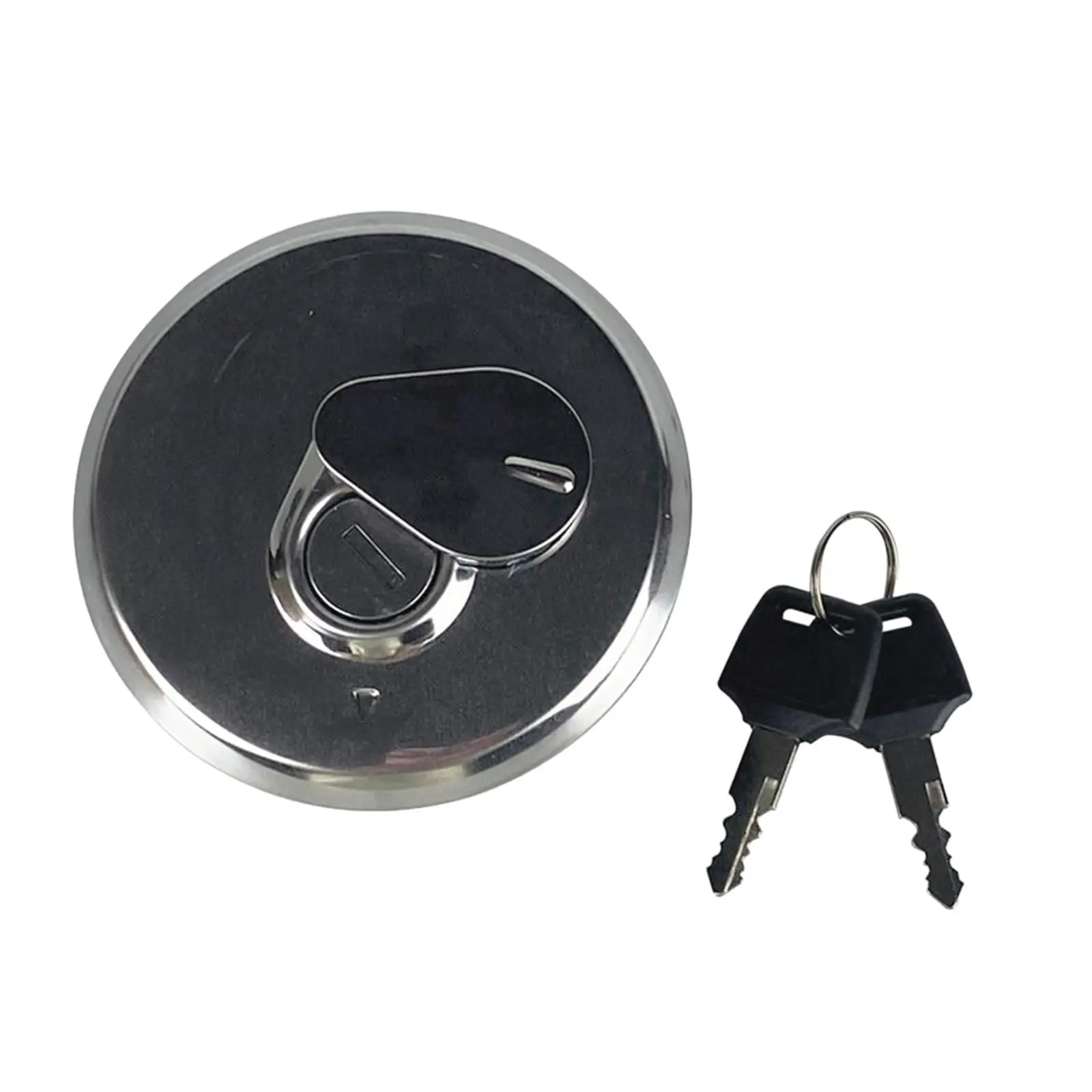 Motorcycle Fuel Gas Tank Cap Cover, with 2 Keys for Suzuki Gn125 Accessories