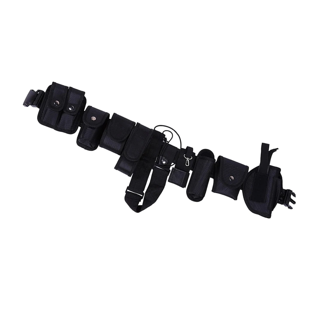  Duty Utility Belt With Pouches Outdoor Training System