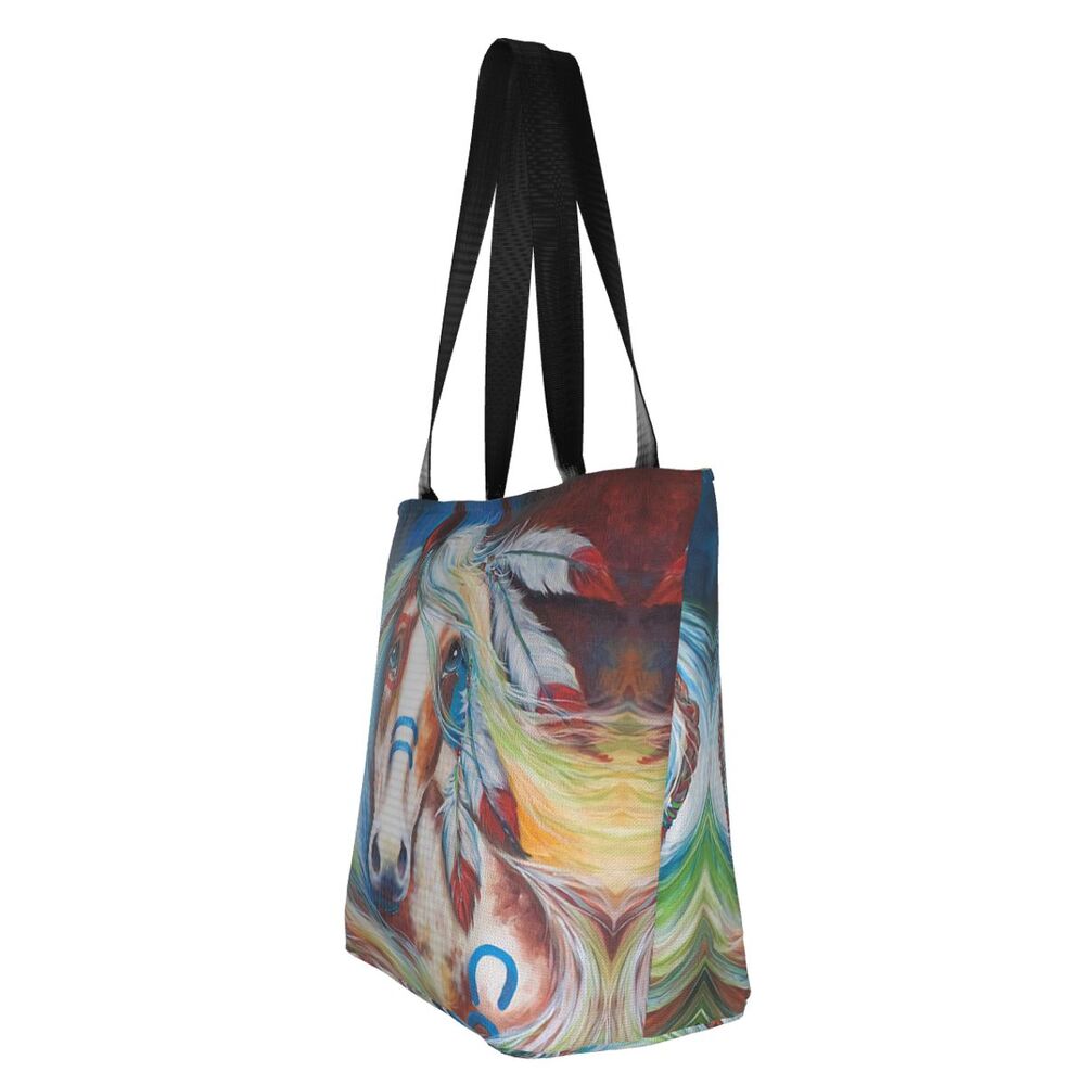 Abstrato Cavalo Arte Mercearia Shopping Bag Impressão