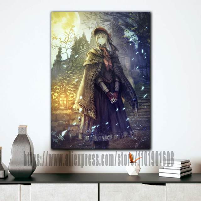 Bloodborne Game Silk Hot New Painting Wall Art Home Decor - POSTER 20x30