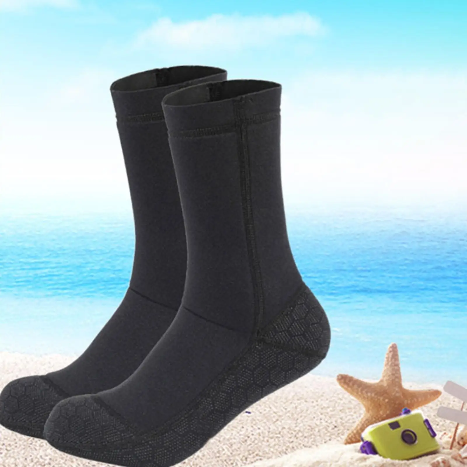 Scuba Diving Socks Sand Proof Water Socks Beach Fin Socks for Sailing Surfing Unisex Adult