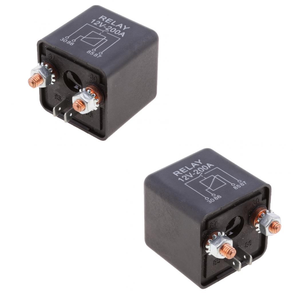 2x 200A ATV Starter Relay Solenoid Relay Switch for Split Charging