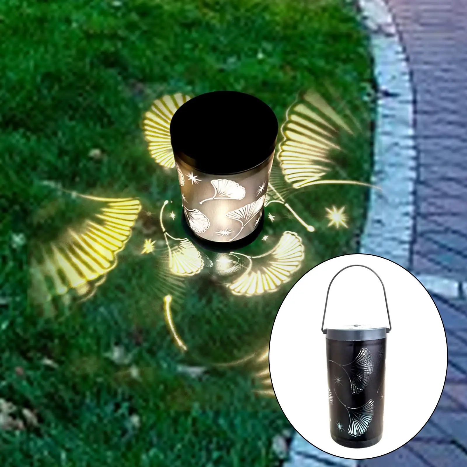 Plastic Solar Lantern Garden Lights Table Lamp Night Light Outdoor Hanging Lights, for Backyard Party
