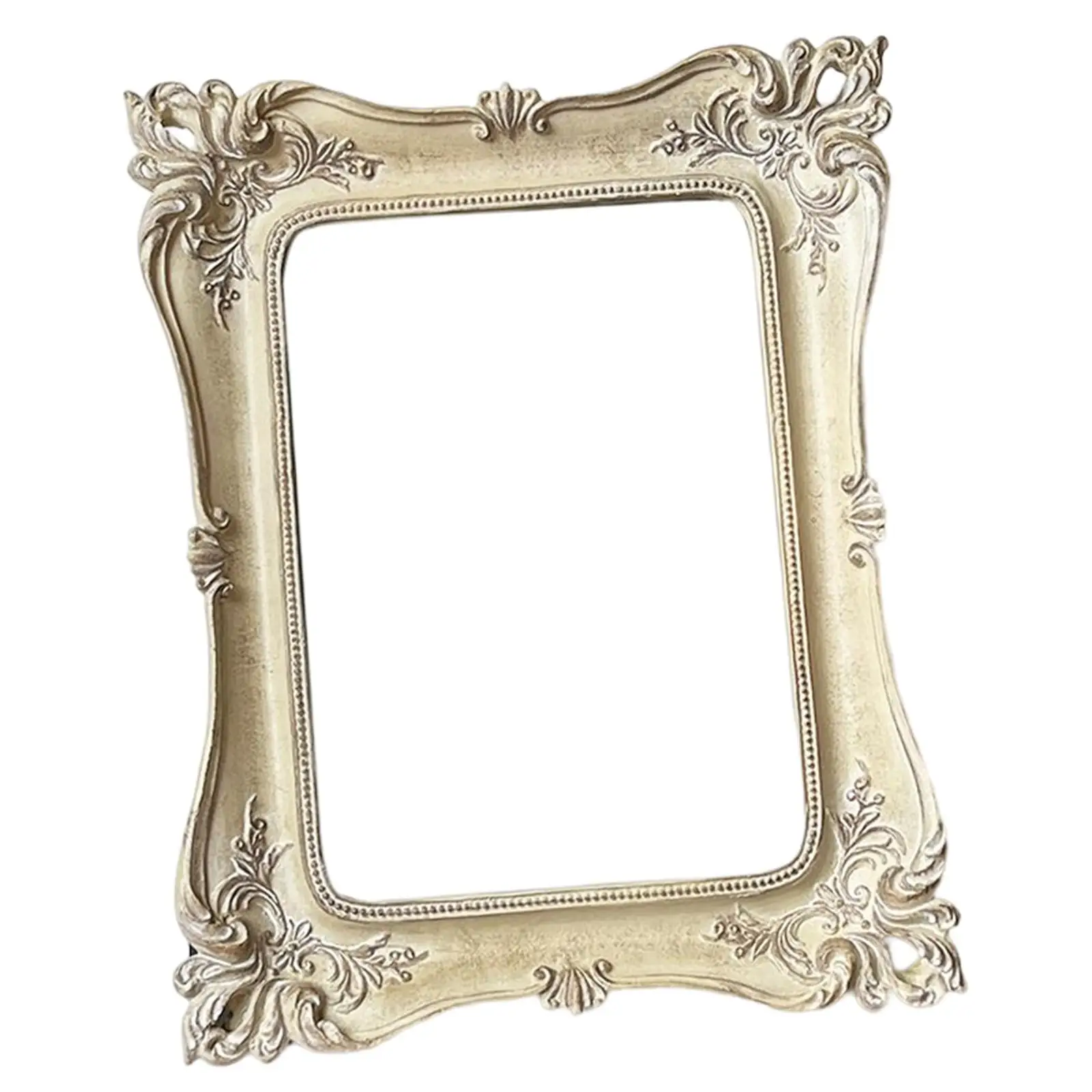 Luxury Antique Picture Frame Tabletop and Wall Hanging Wedding Gift Freestanding Deluxe Floral Design Vintage Photo Frames