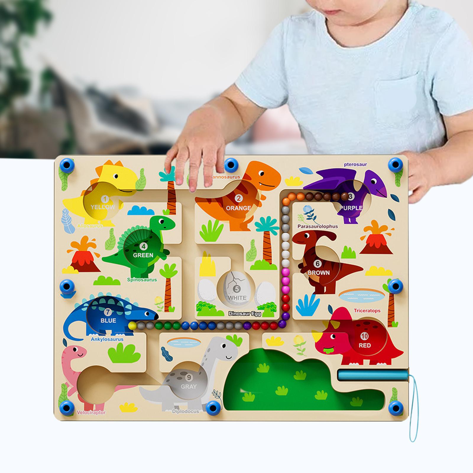 Montessori Educational Toys Color Matching Learning Counting Puzzles Board for Toddlers 3 4 5 Years Old Girls Boys Children Gift