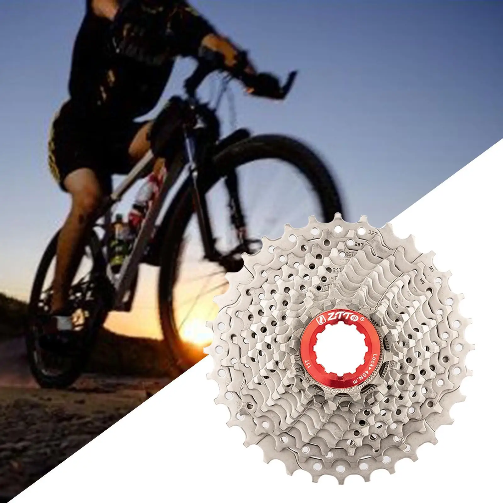  Freewheel Set Steel  Cassette  Replacement Accessory for Mountain Bikes Road Bike