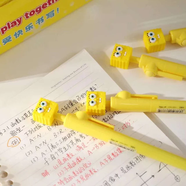 SpongeBob Spray Gel Pen Cartoon Mini Disinfectant Perfume Bottle Refillable  Portable Travel Pen Kids Students Toy Gadget Gifts - AliExpress