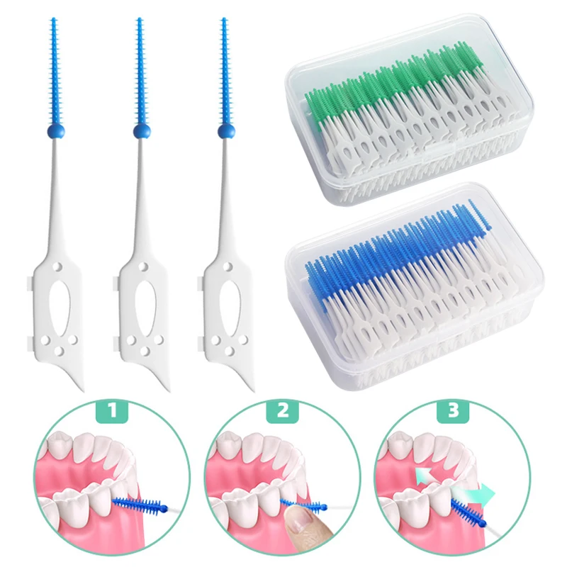 Best of 40 / 150Pcs Interdental Brushes Silicone Orthodontic Dental Cleaning Brush Teeth Care Dental Floss Toothpicks Oral Hygiene Tool Reviews & Tips