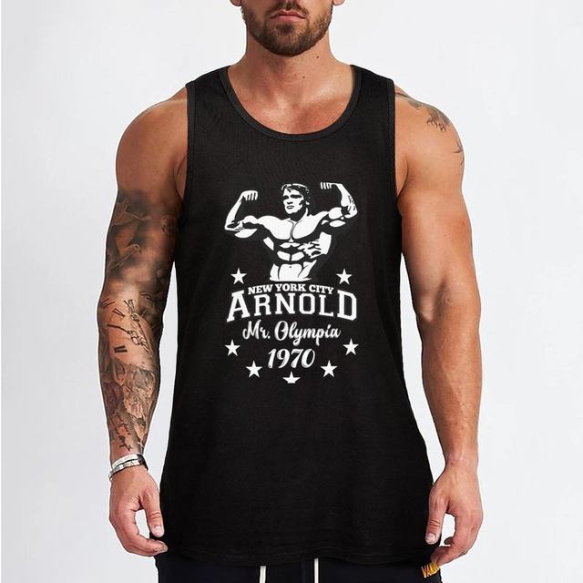 Mr. Olympia Arnold Schwarzenegger Vitamin Pill Case Mens T Shirt