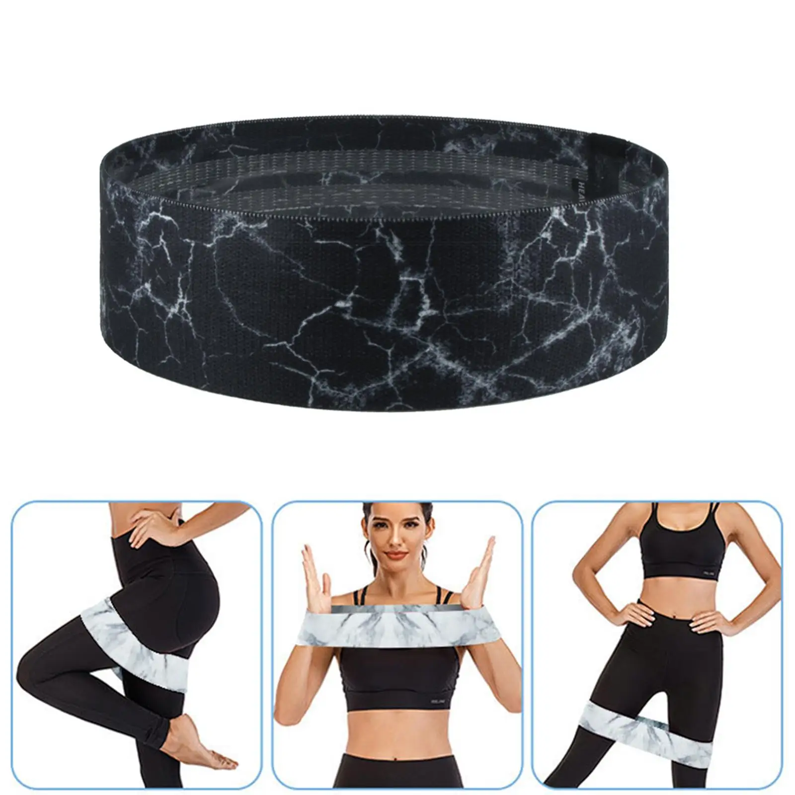 Resistance Bands Exercise Bands Non Slip Squat Bands Hip Circle Expander for Legs and Butt Glute Pilates Home Gym Women Men